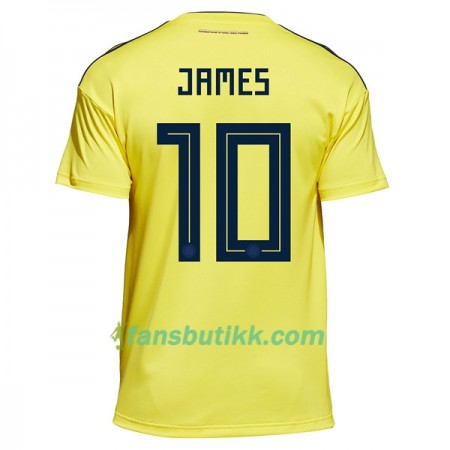 Fotball-VM 2018 Colombia drakt James 10 Hjemmetrøye